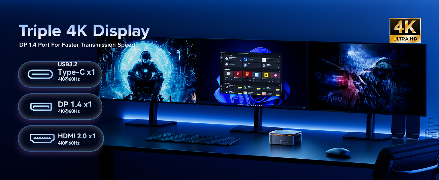 mini pc Windows 11 pro desktop computer pc