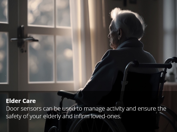 elder care image for door sensor applications