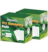 UKEENOR Dry Mop Refills 100 Counts Disposable Dusting Cloths Dry Sweeping Refills Dry Duster Clot...