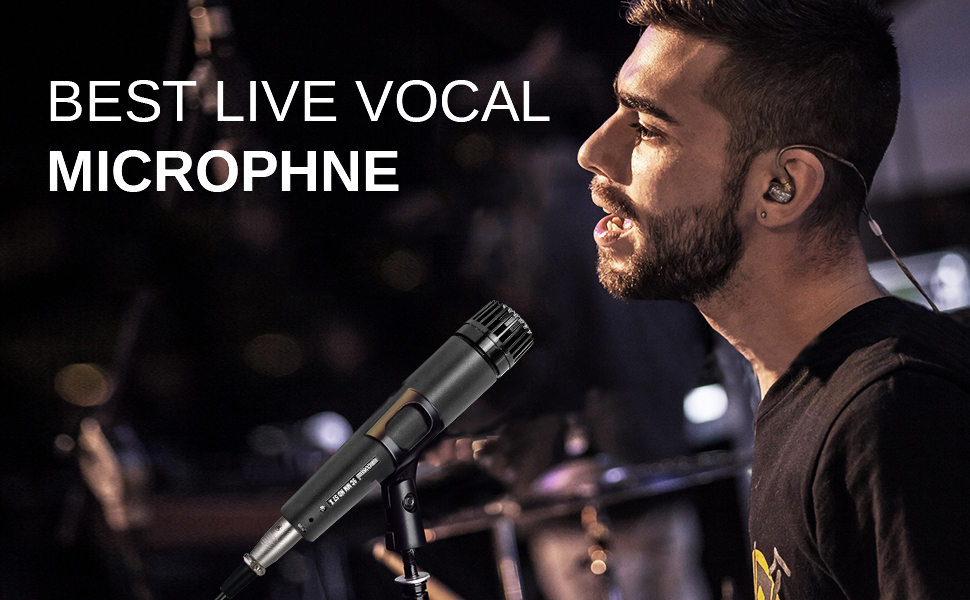 microphone for singing, wired microphone, dynamic microphone, mic, singing microphone