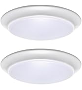 GRUENLICH LED Flush Mount Ceiling Light Fixture, 3000 4000K 5000K Selectable, 7 Inch Dimmable 11....