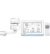 Ecowitt Weather Station Kit WS3802, Includes 7.5'' Large LCD Display IoT Console WS3800, WS85 Out...