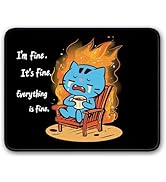 Flodirise Non-Slip Mouse Pad Gaming Mouse Pad Small Mousepad for Computer, Laptop, Gamer, Cat Pat...
