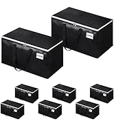 EpicTotes Extra Large Moving Boxes-Moving Bags with Zipper, Carrying Handles and Tag Pocket-Movin...
