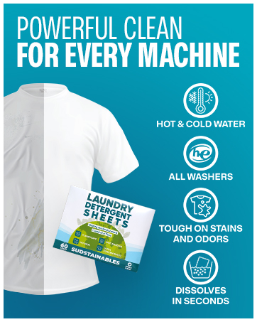 sudstainables laundry detergent sheets