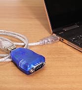 USBGear Mini USB 2.0 to RS-232 DB-9 Serial Adapter w/ 10kV Surge Protection