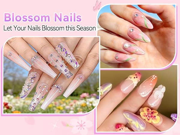 valentine's day nail charm glue