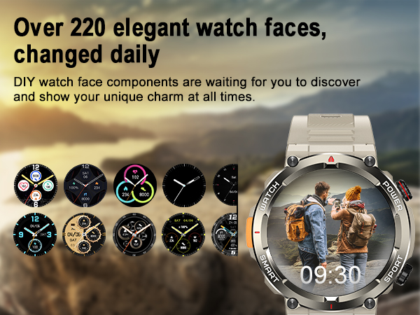 Customizable /downloadable watch faces