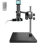 NICE-POWER Digital Microscope with Large Stable Base Stand, 4K HD Quality Industrial Microscope T...