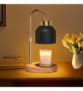 Candle Warmer Lamp with Dimmer Adjustable Height,Mothers Day Gifts,2/4/8H Timer,Vintage Home Deco...