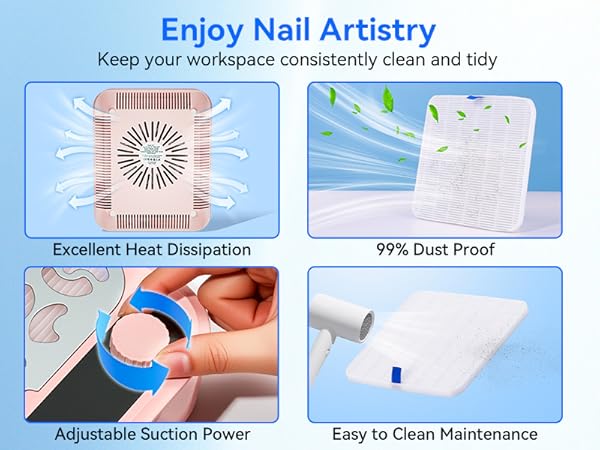 NAIL DUST COLLECTOR