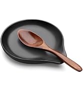 VanlonPro Ceramic Spoon Rest, 5 Inch Spoon Holder for Stove Top, Kitchen Counter, Utensils, Ladle...