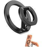 TECKNET for MagSafe Phone Grip, Dual-Sided Magnetic Phone Ring Holder, Removable Mag Safe Finger ...