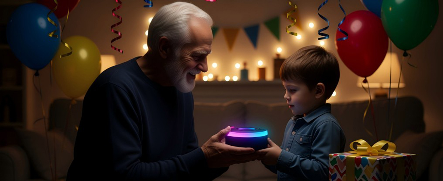 Bluetooth Portable Shower Speaker with Led Light