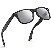 FEIDUSUN Sunglasses Men Polarized Sunglasses for Mens and Womens,Black Retro Sun Glasses Driving ...
