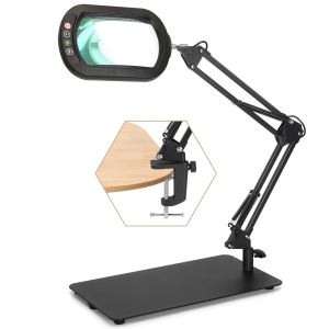 magnifying lamp with clamp