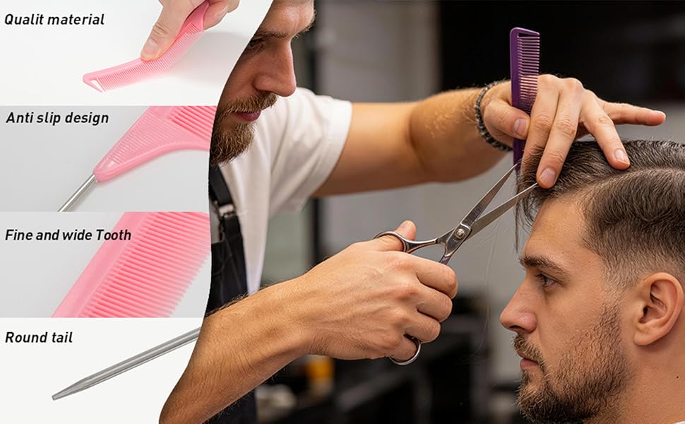 rat tail comb