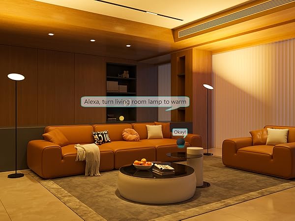 Living room floor lamp