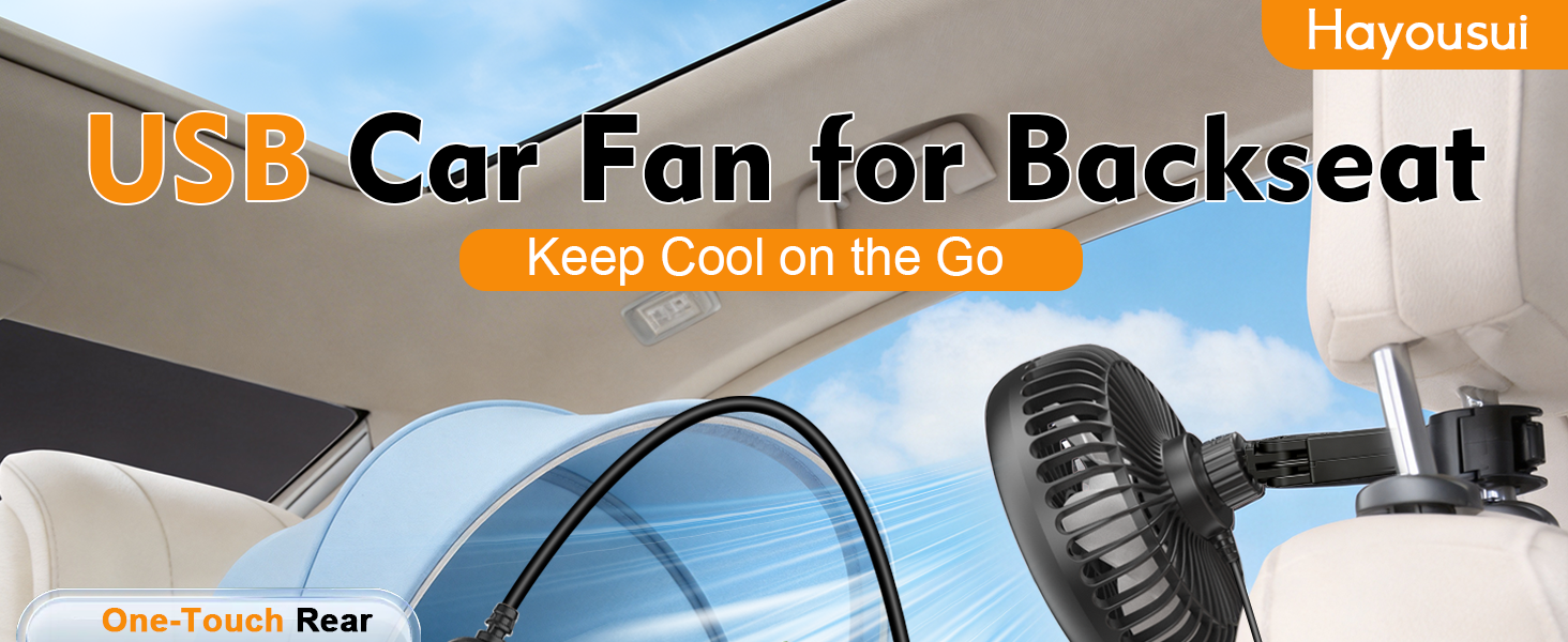 backseat car fan