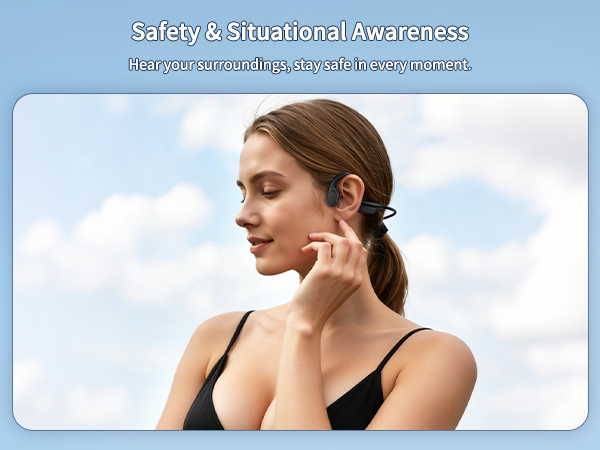 Open Ear Bone Conduction Headphones