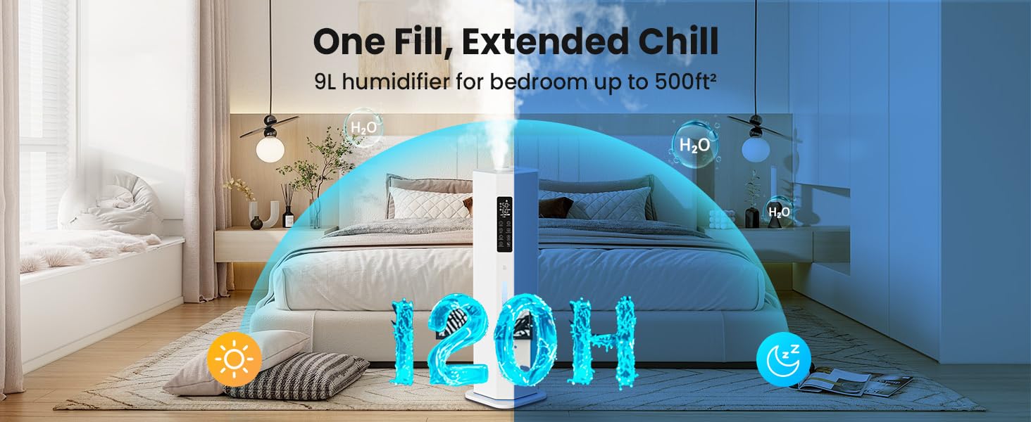 top fill humidifier for large room