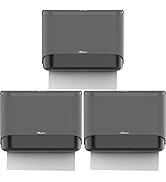 PLUSSEN C Fold Paper Towel Dispenser Wall Mount Washroom Equipment Case of 3 for Commercial Restr...