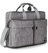 KINGSLONG 17.3 inch Laptop Briefcase Bag, Laptop Shoulder Bag for Men Women, Water Resistant Busi...