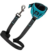 Gooby Ripstop Z Wrist Band Surfer Leash - Turquoise, 6 FT - Comfortable Hands Free Leash with Ela...