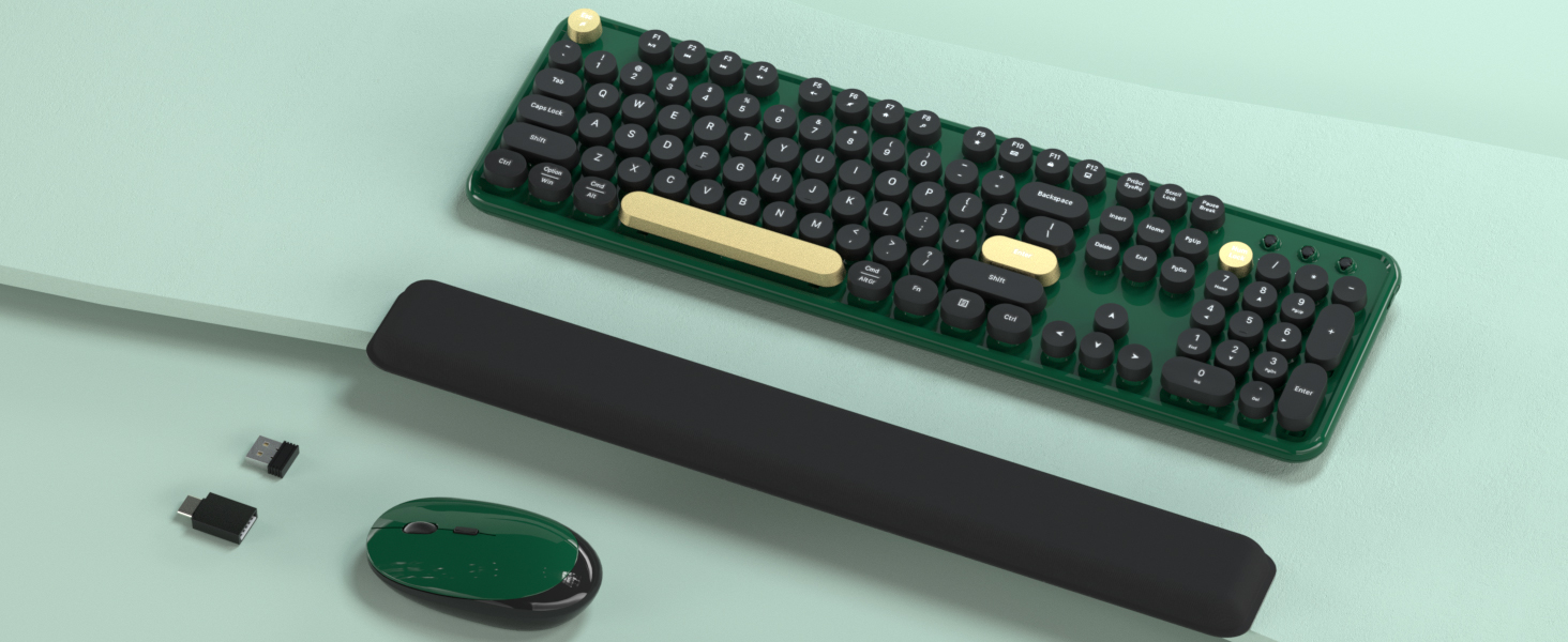 colorful keyboard and mouse wireless