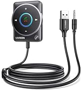 UGREEN 2024 Latest Bluetooth 5.4 Aux Car Adapter, [Enhanced Connection &amp; Noise Cancellation], Blu...