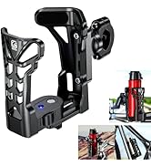 KEWIG Bicycle Water Bottle Holder for Bike &amp; Motorcycle, Adjustable Bike Water Bottle Cages Fit f...