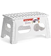 ACSTEP Folding Step Stool 9 Inch,15-Inch Extra Wide Heavy Duty Stepping Stool More Safe and Comfo...