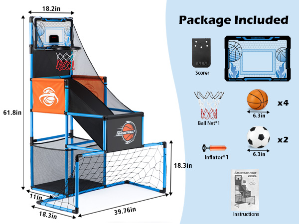 kids outdoor basketball hoop