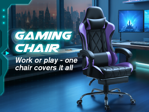 Homall Purple Gaming Chair