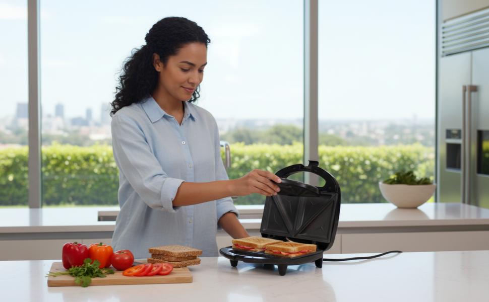Grilled sandwich maker