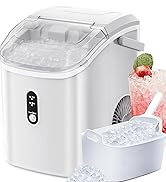 Antarctic Star Countertop Ice Maker with Soft Chewable Pellet Ice, 34lbs/24Hrs, One-Click Operati...