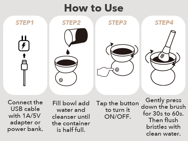 3 steps to clean your makeup brushes
