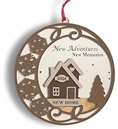 Housewarming Gifts for New Home Owners – Wooden Home Ornament – Unique New House Gift for Friends...