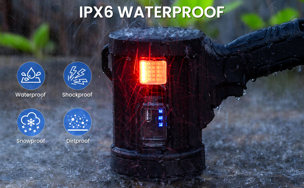 Rechargeable Spotlight Super Bright Handheld Flashlight Powered Large Searchlight Boating