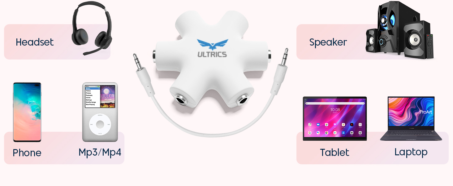 ULTRICS Headphone Splitter