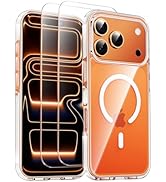 SMARTDEVIL Magnetic MagSafe Case for iPhone 17 Pro Max, Strong Magnetic Clear Shockproof Cover wi...