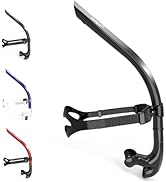 COPOZZ Swim Snorkel for Lap Swimming Swimmers Training Snorkeling Diving, Center Mount Comfortabl...