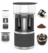 Oeanrich-X7 1-Cup Electric Coffee Maker, Automatic Hand Drip Cafe Machine With Stainless Steel Fi...