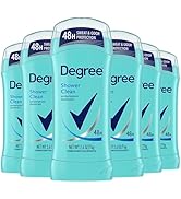 Degree Original Antiperspirant Deodorant Shower Clean Pack of 6 48-Hour Sweat &amp; Odor Protection A...