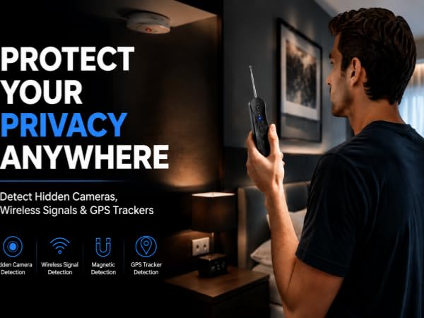 Detect Hidden Cameras, Wireless Signals &amp;amp; GPS Trackers