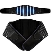 Back Brace for Lower Back Pain Relief, Lumbar Support Belt for Men&amp;Women for Work, Breathable Bac...