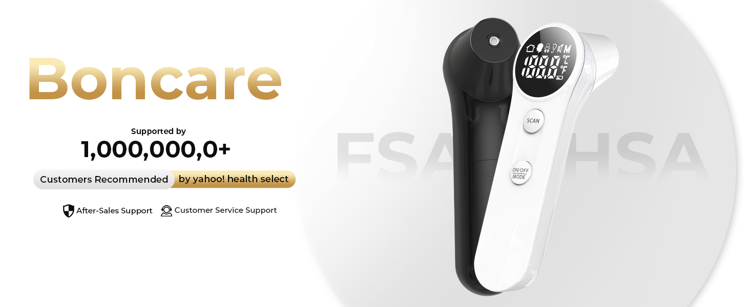 Boncare Thermometer for Adults, Kids