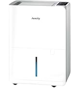 AEOCKY 50 Pint/Day Compressor Dehumidifier, 3500Sq.Ft for Basement, Home, Bedroom, Bathroom, with...