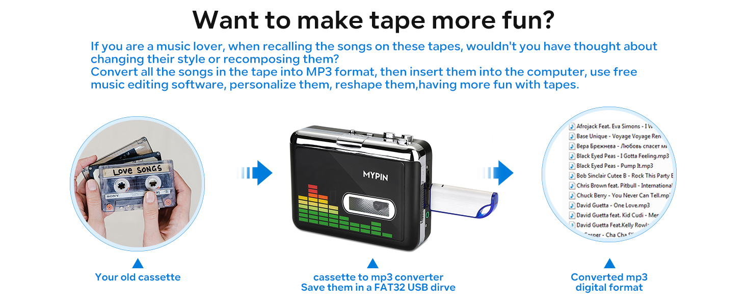 USB Cassette to MP3 Converter