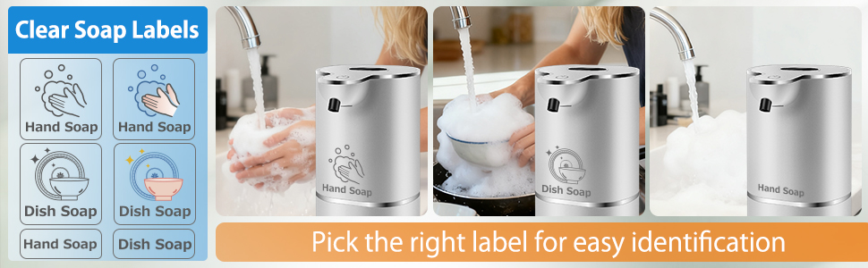 Automatic foaming soap dispenser